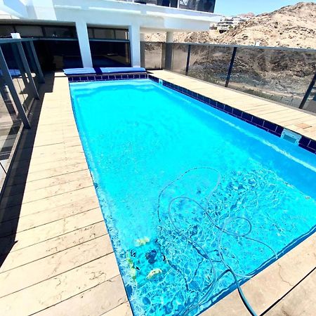Stunning Penthouse With Sea Views And Private Heated Pool Apartment Ейлат Екстериор снимка